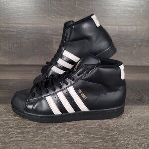 Adidas Pro Model 789002 High Top Black/White Men’s Size 8.5